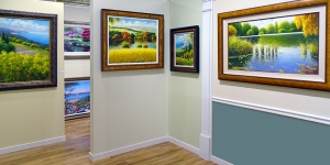 Sample of art on walls